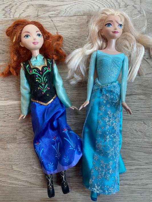 Frozen Dolls - Anna & Elsa (Pre-Loved)