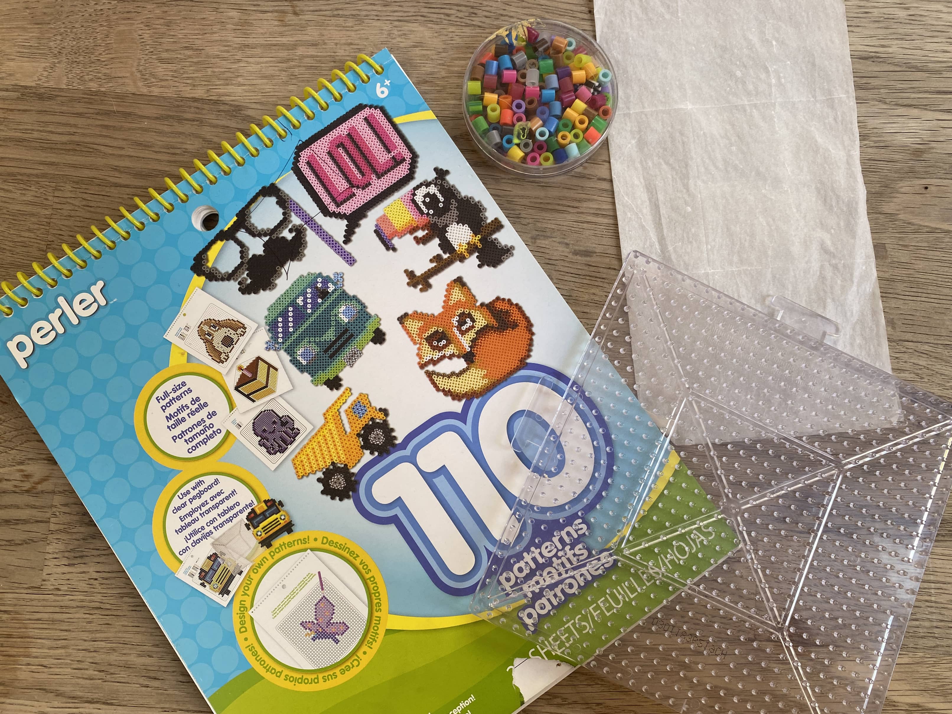 Perler Fuse Beads Kit - Book with Plate (Pre-Loved)