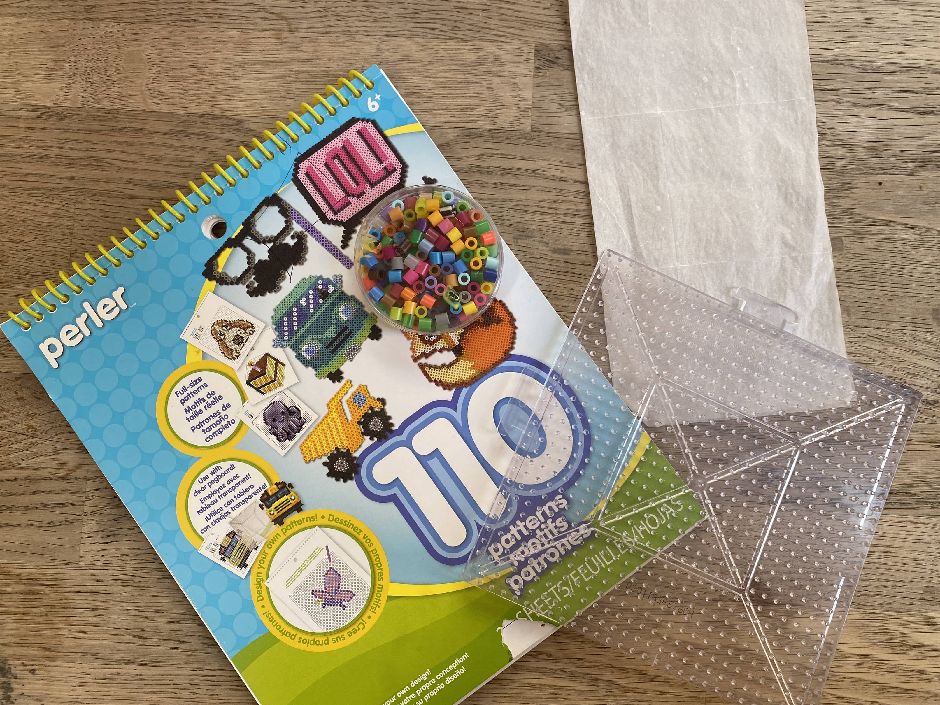 Perler Fuse Beads Kit - Book with Plate (Pre-Loved)