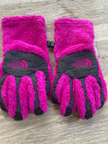 North Face Hot Pink Fleece Gloves (Pre-Loved) Size Small for Child