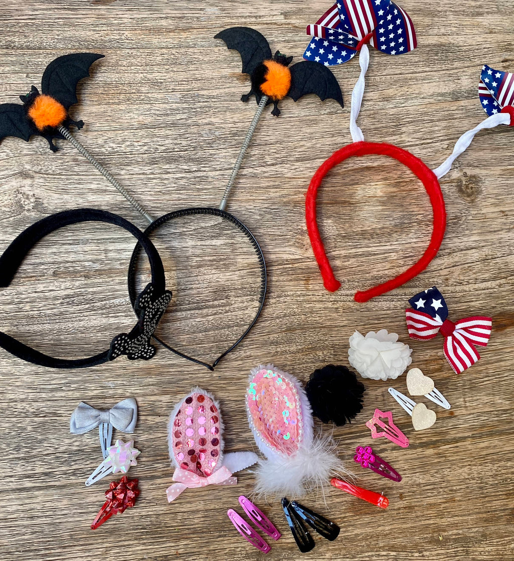 Headband/Hair tie Set (Pre-Loved) #2