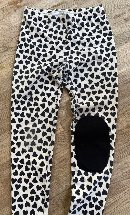 Black Hearts Pants (Pre-Loved) Size 12 - Tea Collection