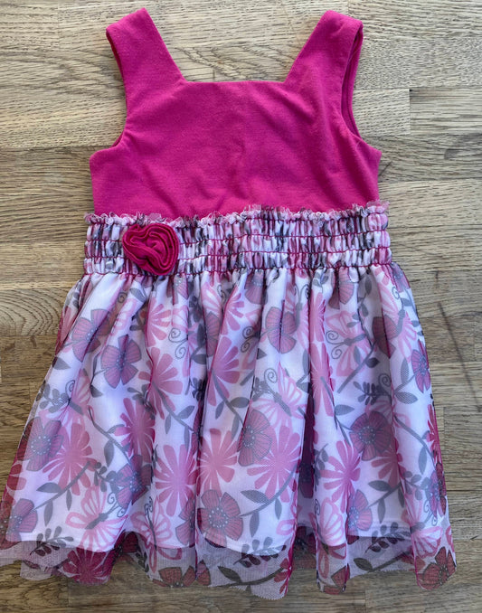 Hot Pink Dress (Pre-Loved) Size 18 Months