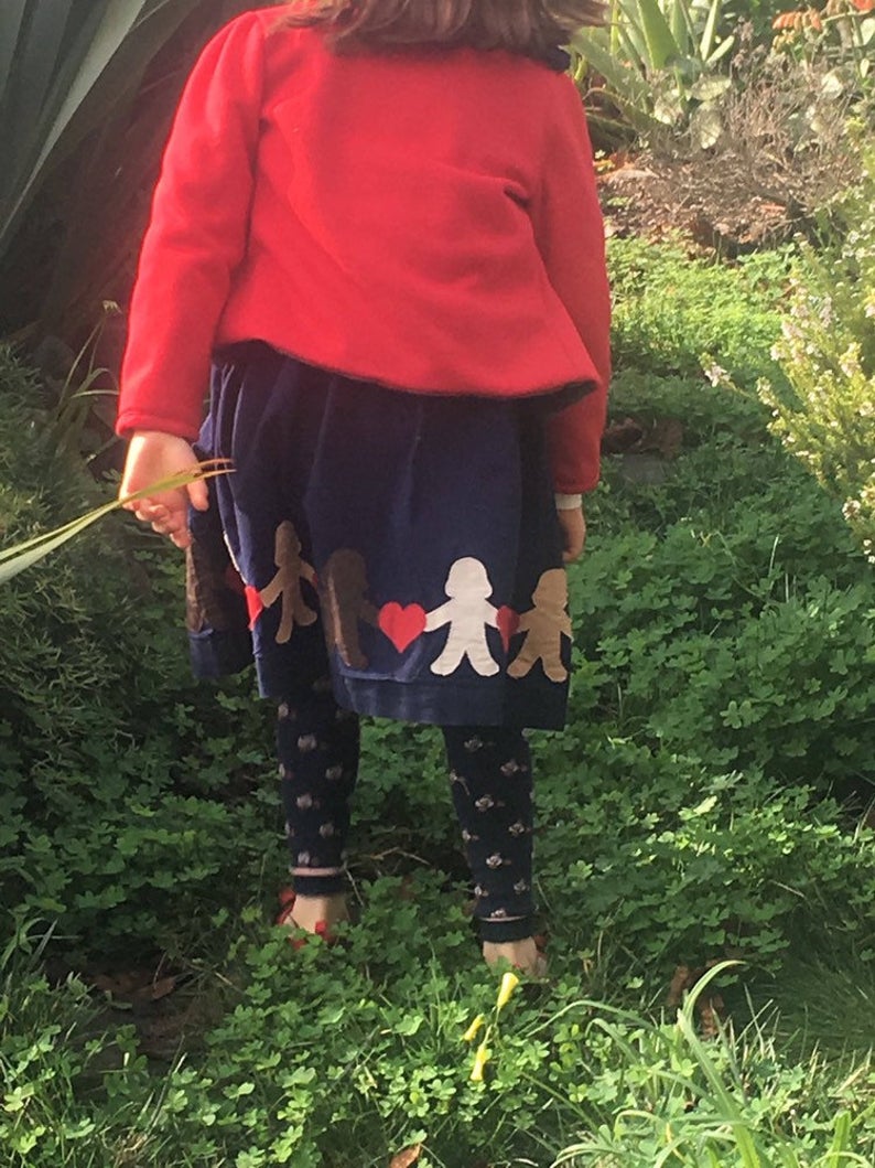 Love Wins Navy Tie Dress (MADE TO ORDER)