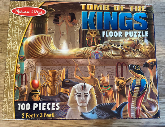 Melissa & Doug Tomb of the Kings Floor Puzzle - 100 Pieces - 2 x 3 feet - (Pre-Loved)
