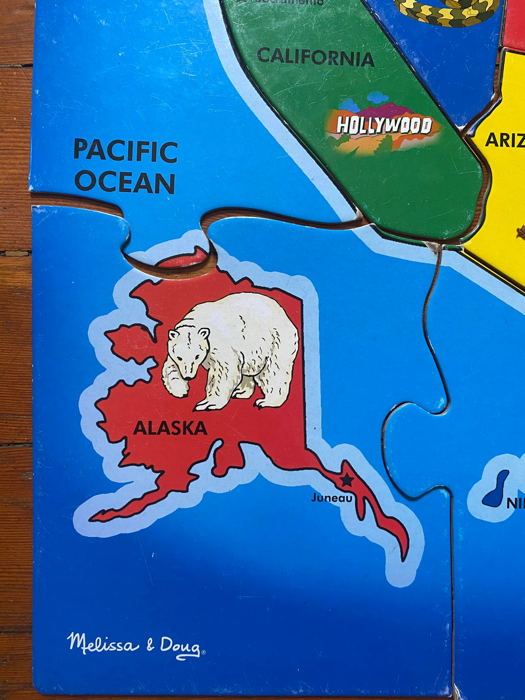 USA Floor Puzzle - Extra LARGE - 51 Jumbo Pieces - Melissa & Doug