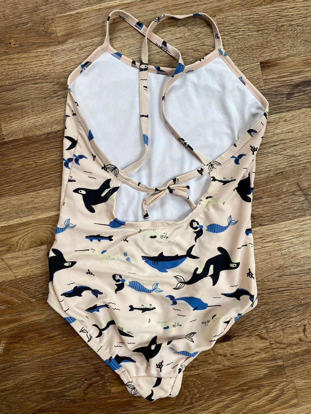 Mermaids - Sea life Bathing Suit (Pre-Loved) Size 10 / 140cm  - Hanna Andersson