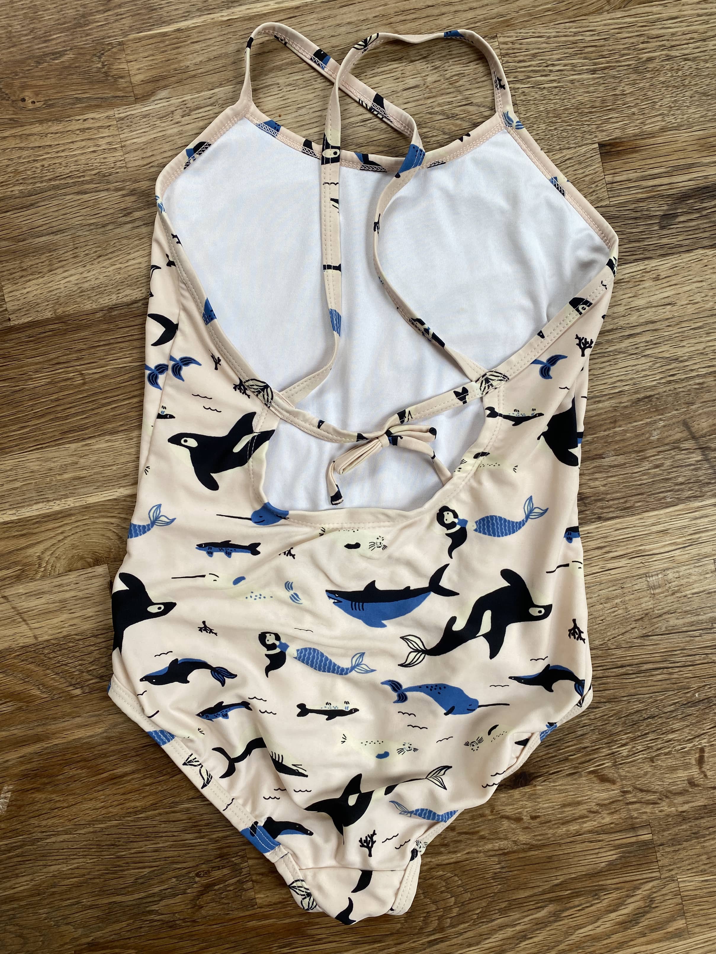 Mermaids - Sea life Bathing Suit (Pre-Loved) Size 10 / 140cm  - Hanna Andersson