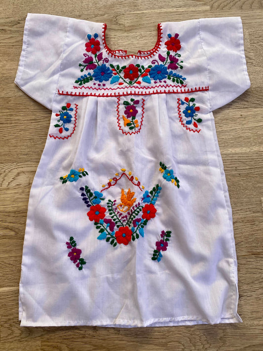 Floral Embroidered Tunic (Pre-Loved) XS - 2t