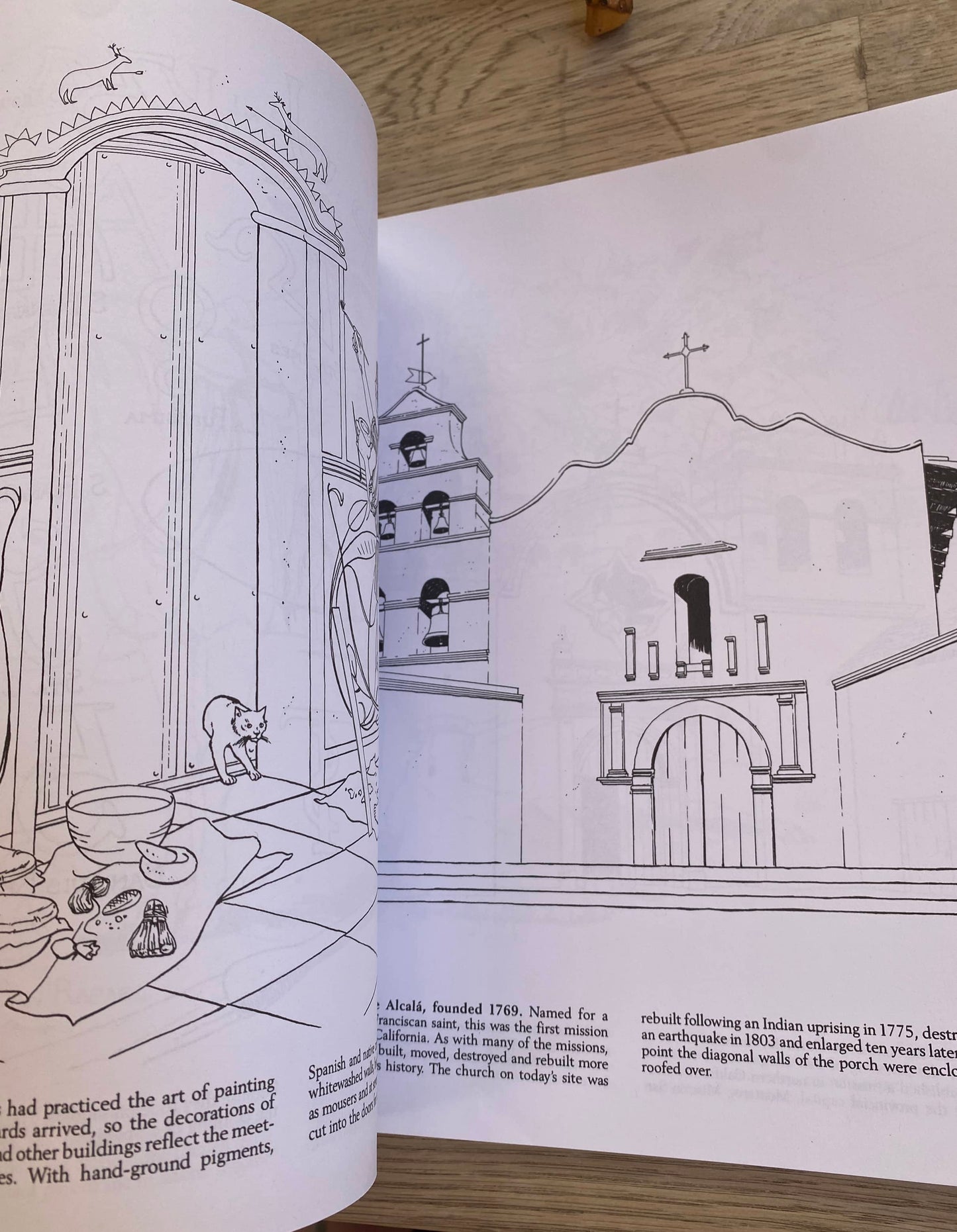 California Missions - Coloring Book - David Rickman