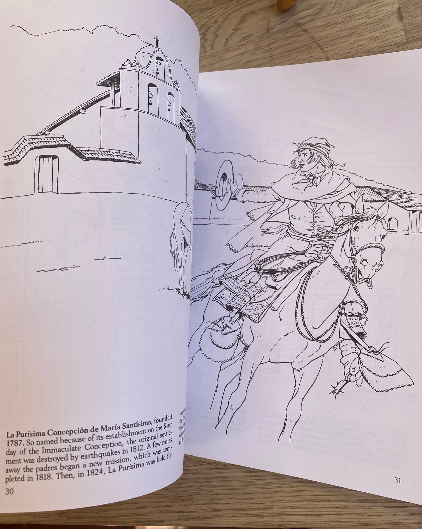 California Missions - Coloring Book - David Rickman