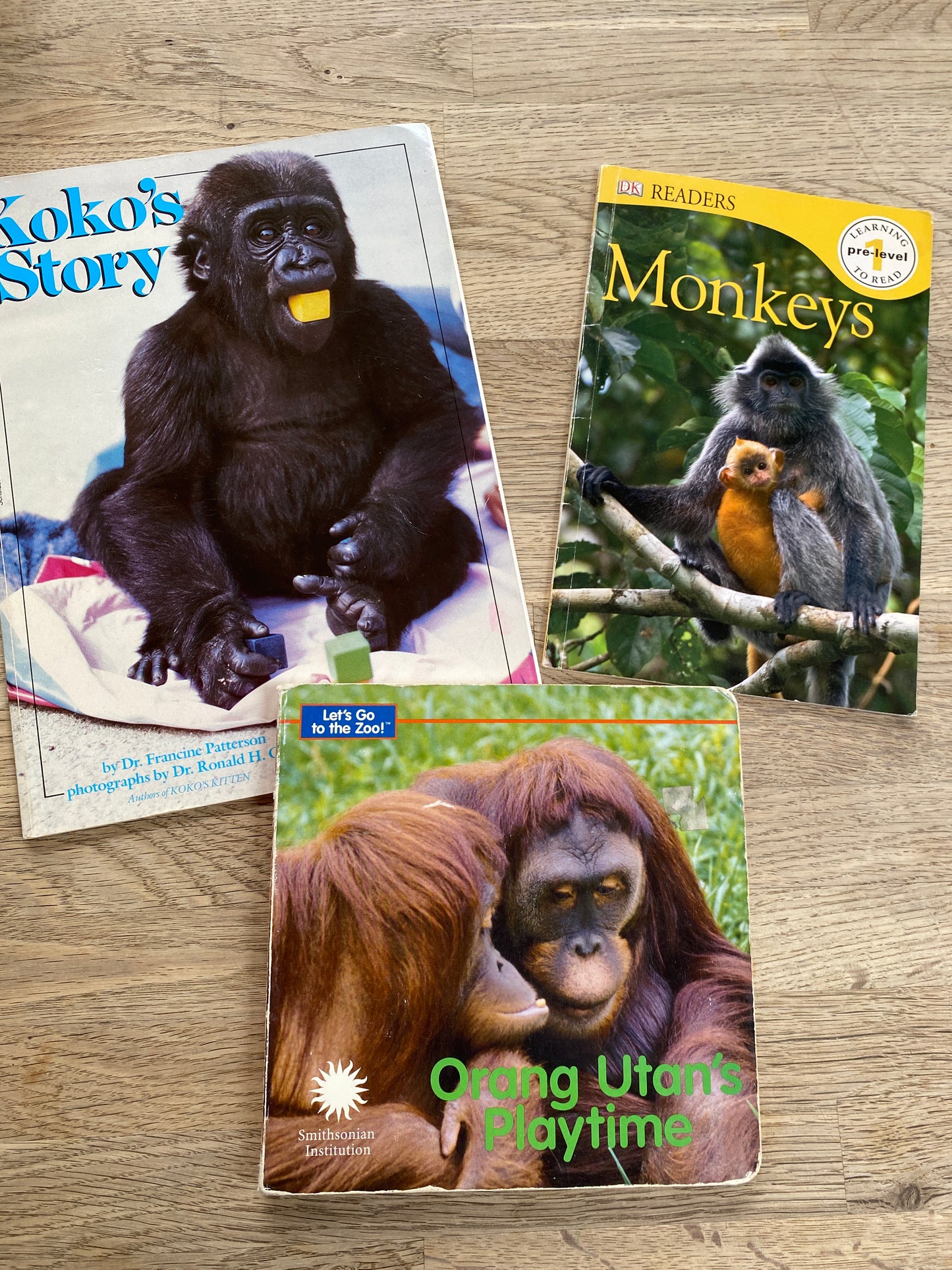 Primates Pack - Monkeys, Apes (Pre-Loved) 4 books included