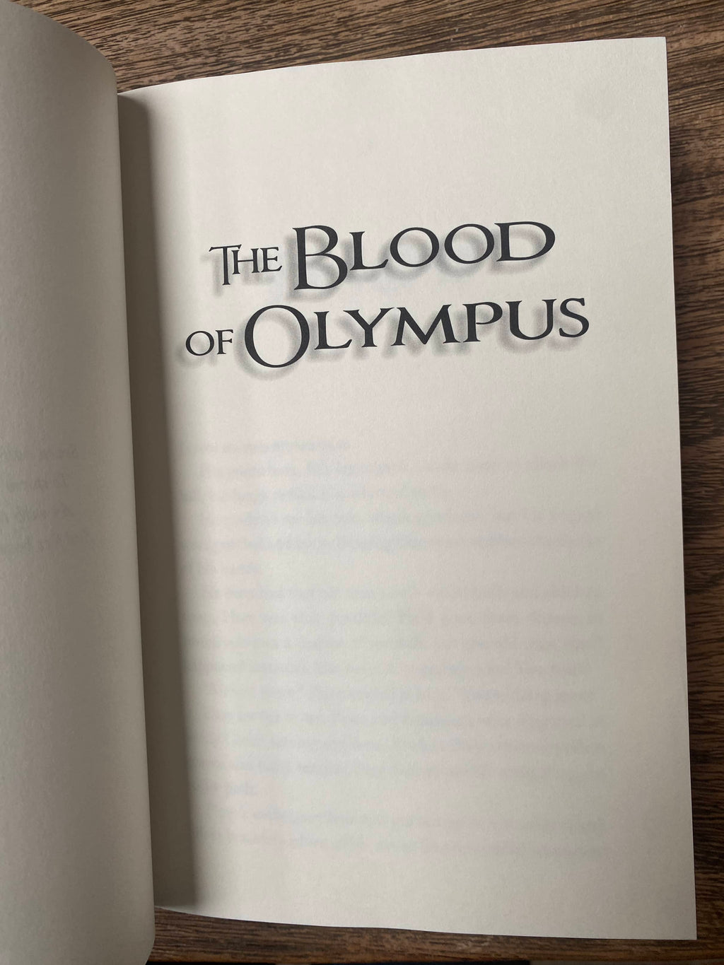 The Blood of Olympus - Book Five - The Heroes of Olympus