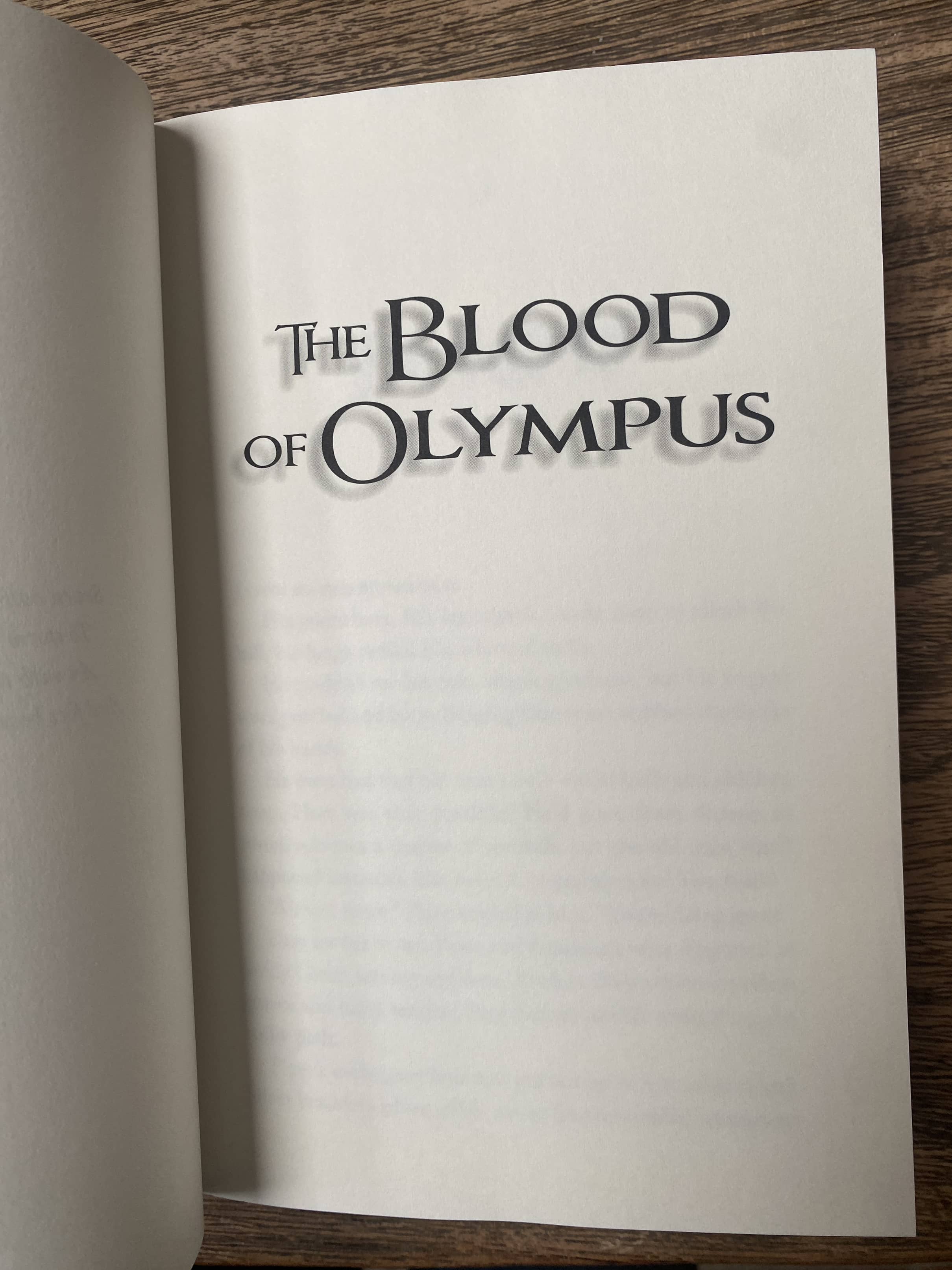 The Blood of Olympus - Book Five - The Heroes of Olympus