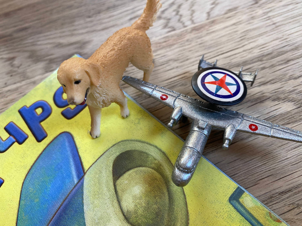 Pilot Pups Book + Dog + Airplane