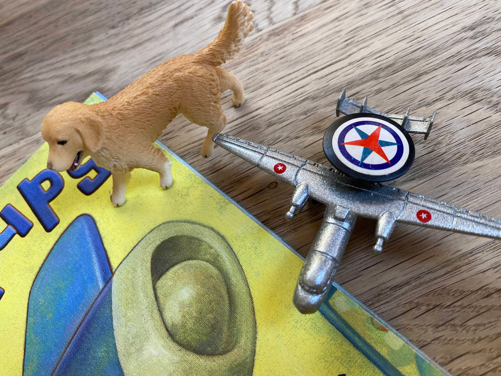 Pilot Pups Book + Dog + Airplane