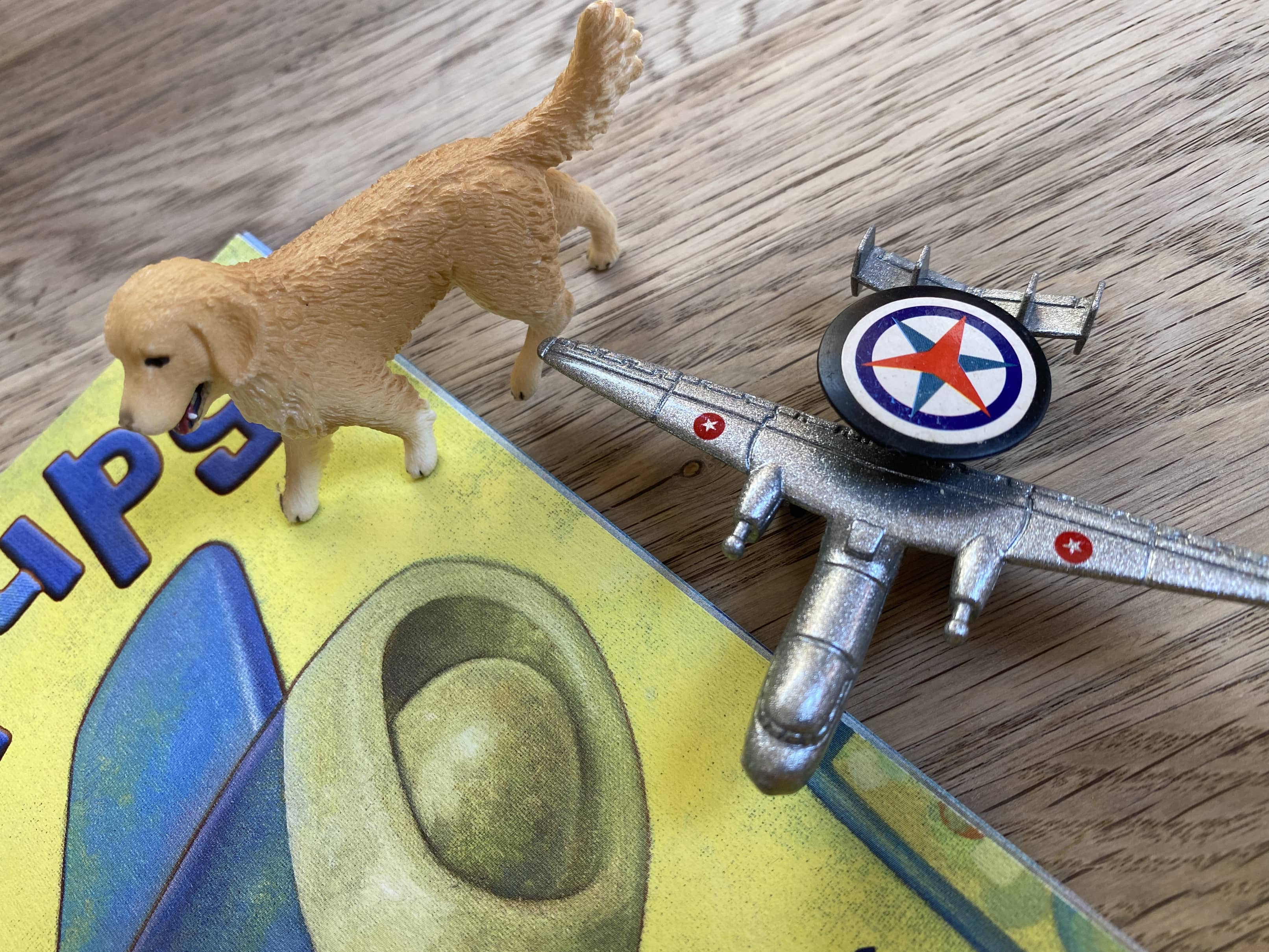 Pilot Pups Book + Dog + Airplane