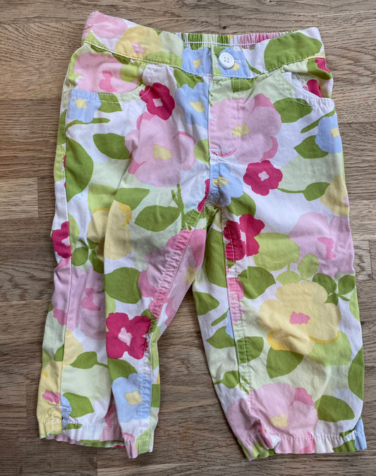 Pink Floral Pants (Pre-Loved) Size 4t - Crazy 8