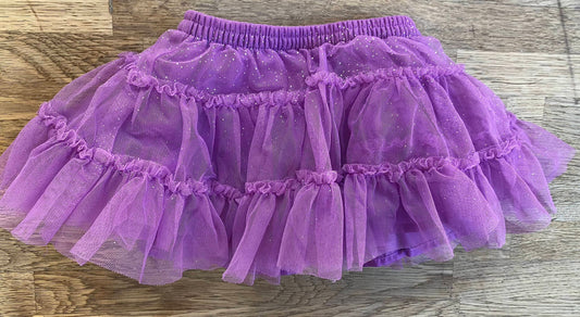 Purple Tulle Skirt (Pre-Loved) Size 12Months - Cherokee