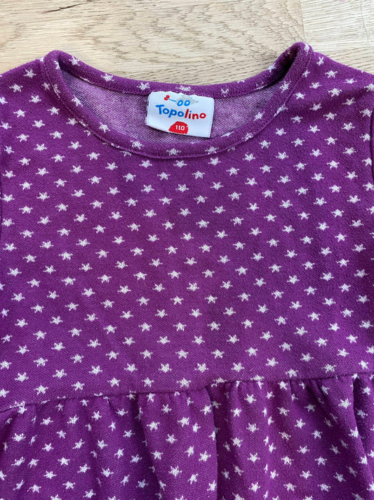 Purple Stars Dress (Pre-Loved) Size 110 / Size 5