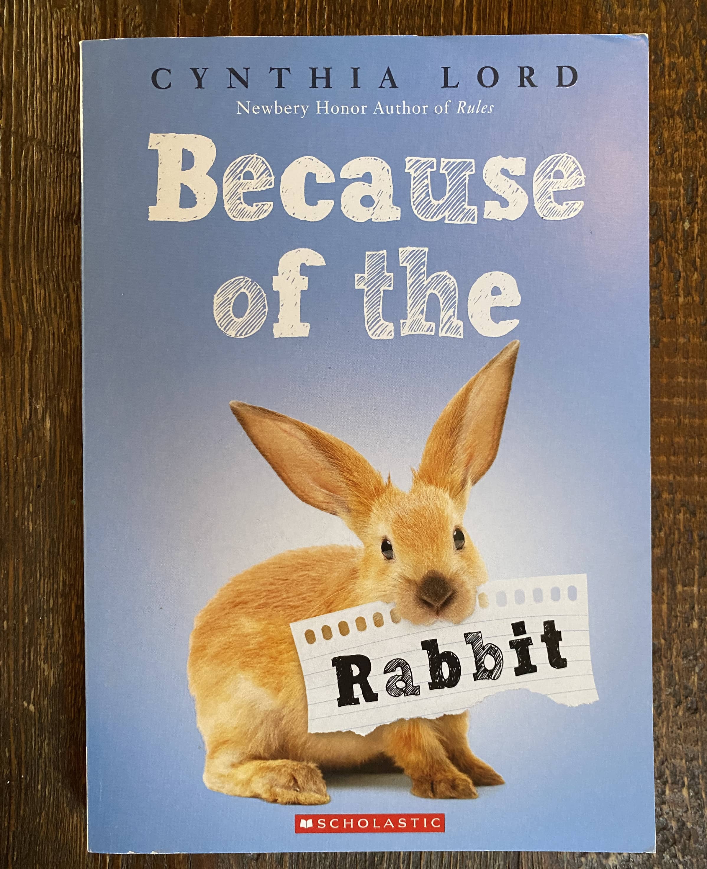 Because of the Rabbit - Cynthia Lord