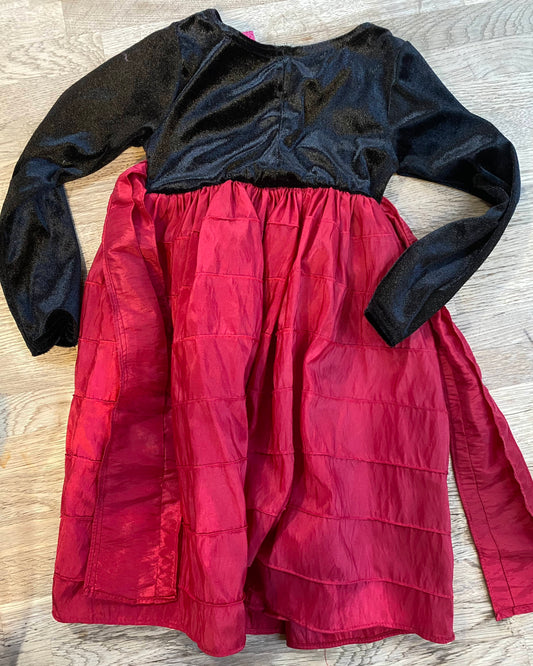 Red Holiday Dress (Pre-Loved) Size 4/5 - What a Doll