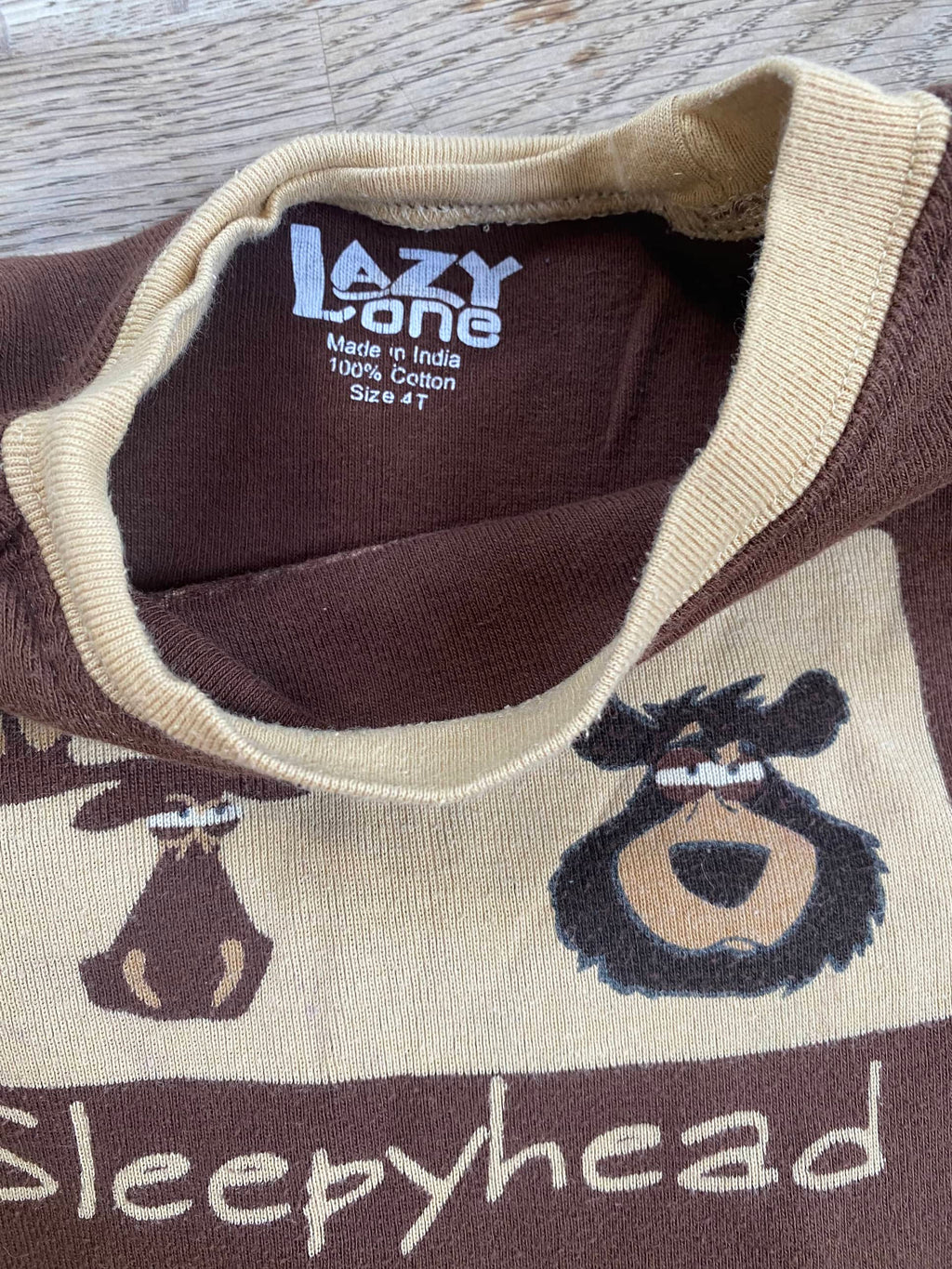 Brown Moose Sleepyhead Pajamas (Pre-Loved) Size 4t by Lazy One