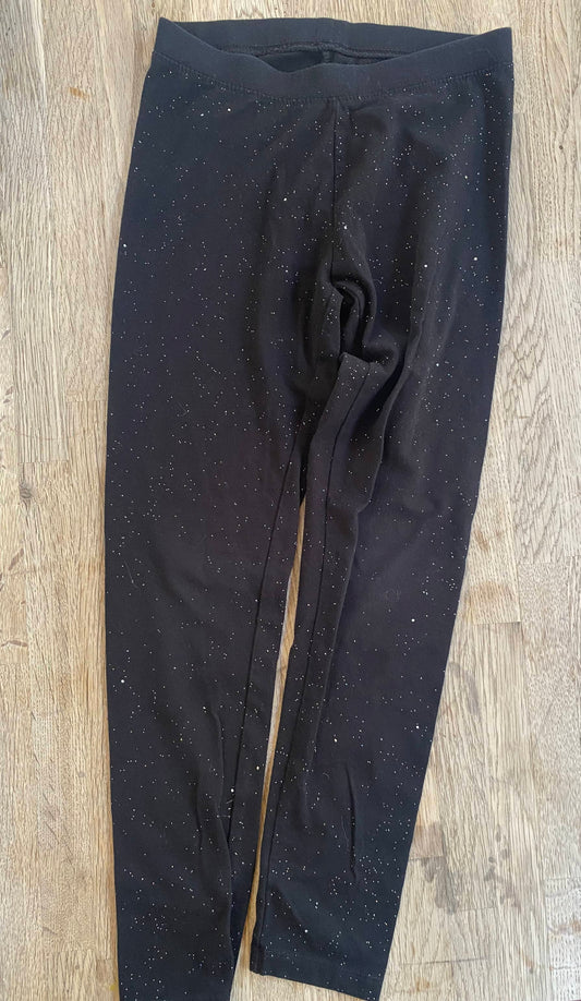 Black Sparkly Pants (Pre-Loved) Size L 10/12 - Cat & Jack