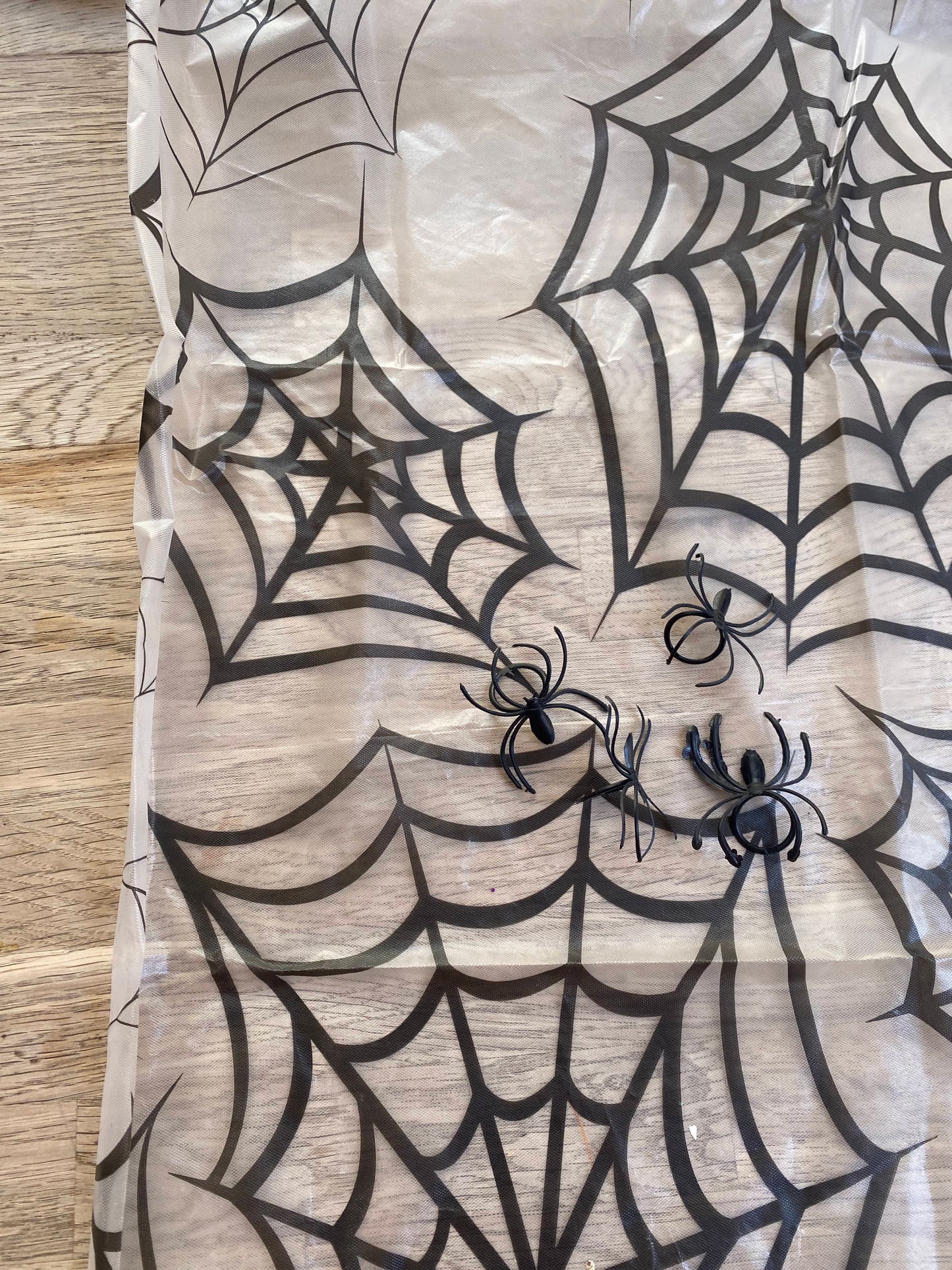 I'm Trying to Love Spiders - Book + Spider Rings + Plastic Table Runner