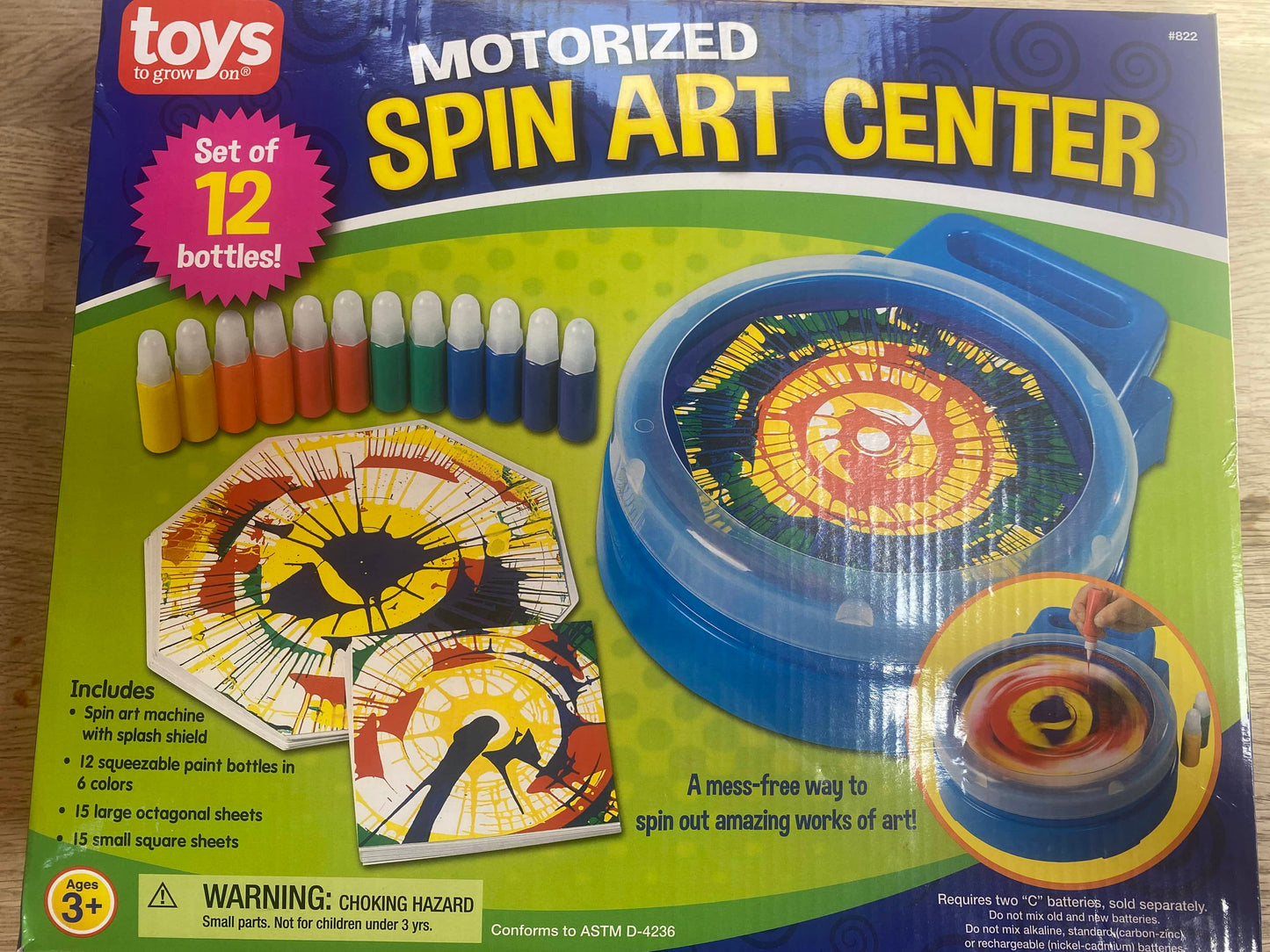 Motorized Spin Art Center