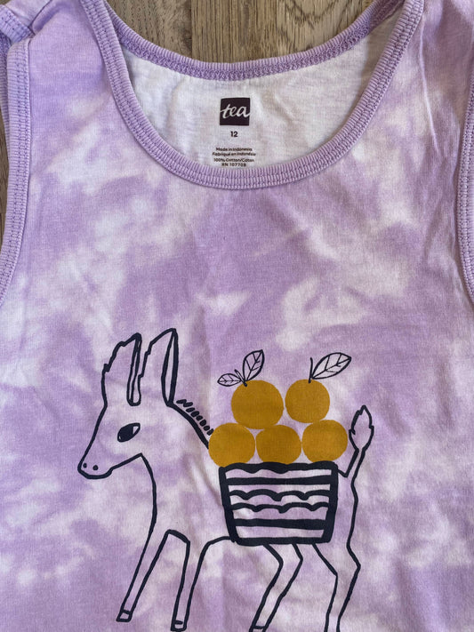 Tea Collection - Purple Tank Top (Pre-Loved) Size 12