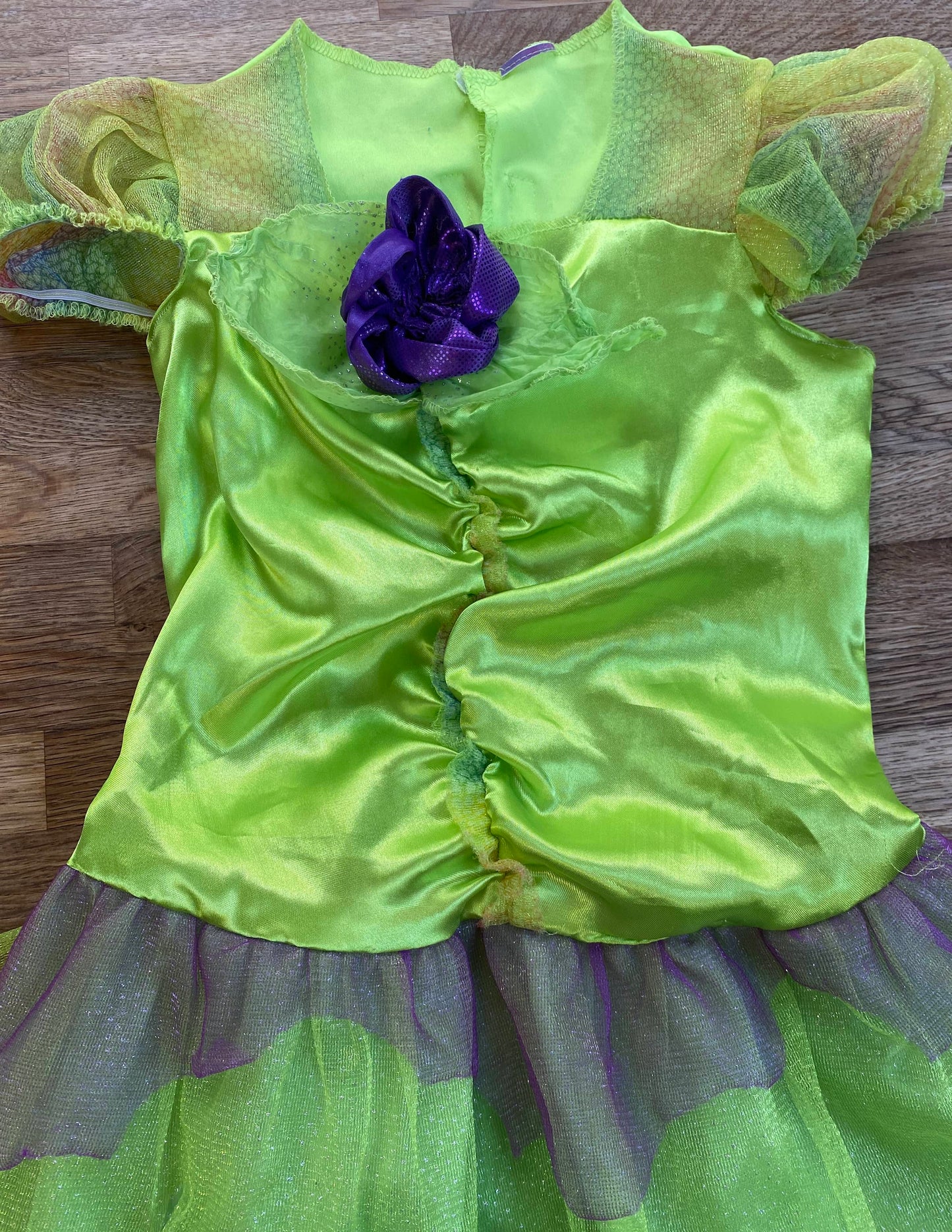 Green Fairy - Tinkerbell Costume (Pre-Loved) Size 5-6