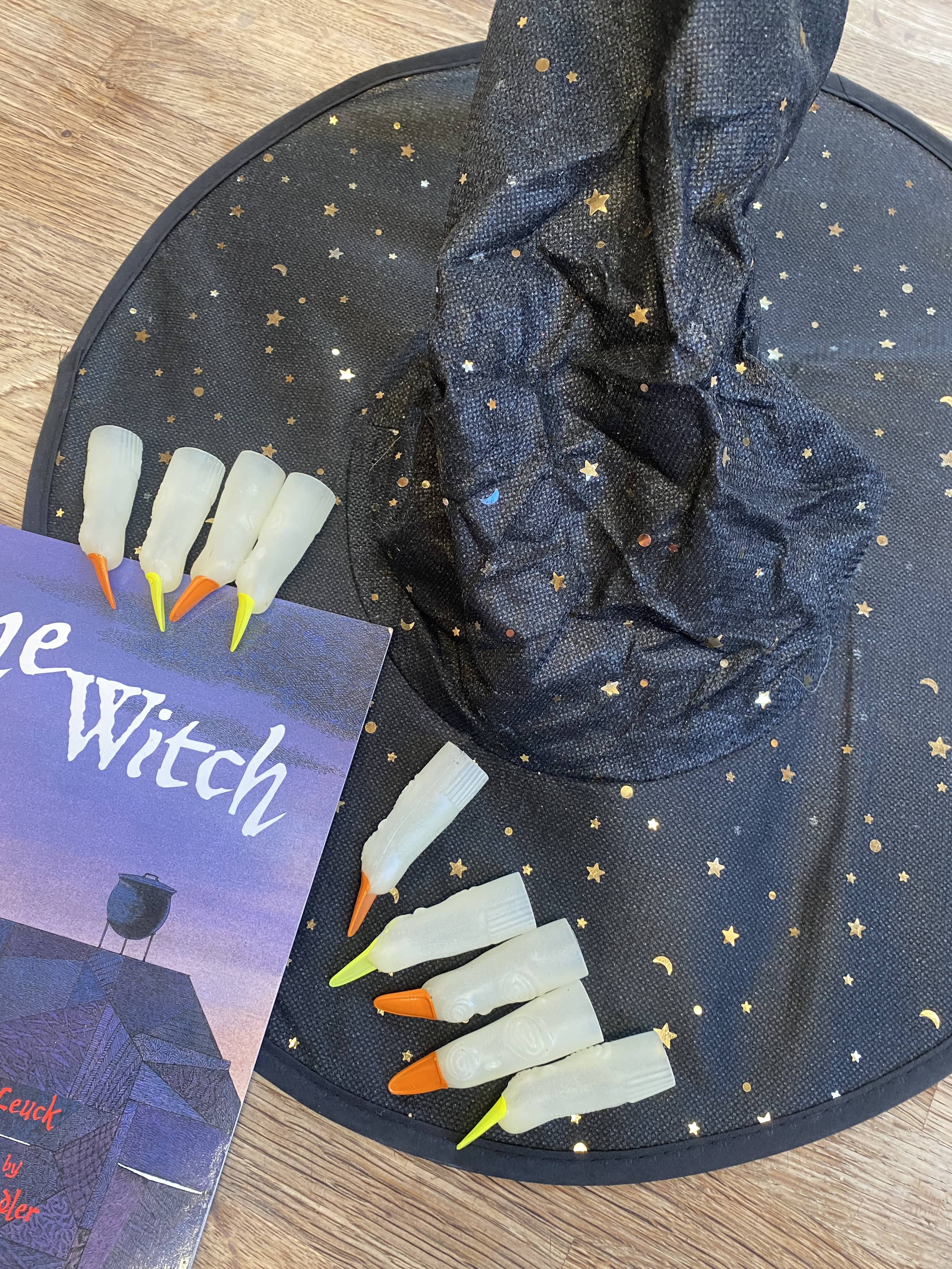 One Witch - Witch Fun Pack - Book, Hat, Witch Fingers (Pre-Loved) -
